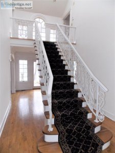 Large Cast Iron White Decorative Railings