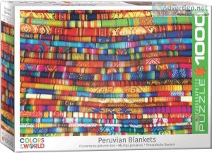 Peruvian Blankets 1000 Piece Jigsaw Puzzle Online  Puzzlicious