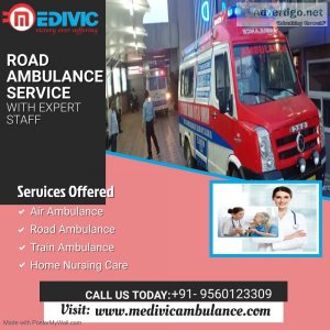 Take now eminent ambulance service in kapashera, delhi| medivic