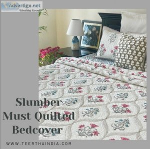 Beautiful And Comfy Bed Covers Online - Teertha