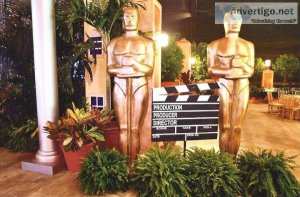 Giant Golden Oscar Statues