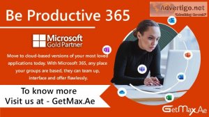 Getmaxae , be productive with microsoft365  services