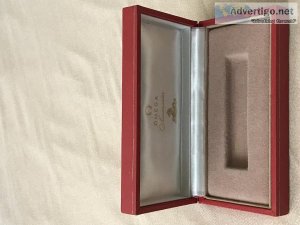 Omega watch box vintage