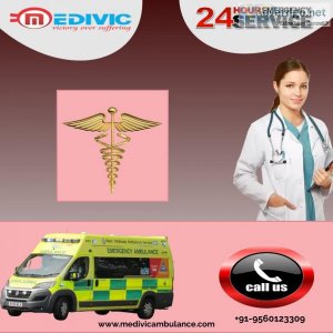 FAST AMBULANCE SERVICE IN BAHU BAZAAR RANCHI BY MEDIVIC