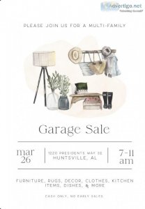 Garage Sale Multi Family