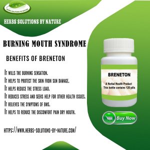 Breneton is an herbal supplement for burning mouth syndrome