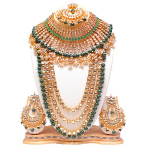 Buy artificial kundan jewellery set for women