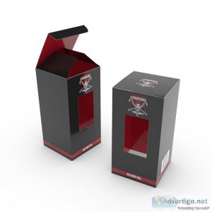 Custom printed beard oil boxes wholesale at usa