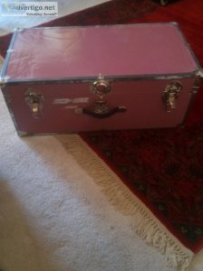 Pink Metal Trunk