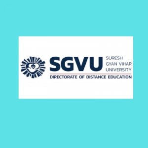 Online distance program from sgvu