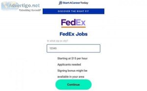 Sign up and find FedEx jobs