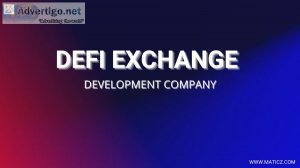 Defi exchange development