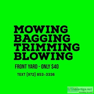 Irving TX Lawn Care - 40 Special