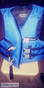 Life Vest Flotation Device Youth Blue