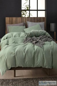 Sage Green Duvet Cover Sets Online At Best Price - Ecocott