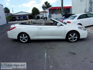 TOYOTA SOLARA CONVERTIBLE V-6 ENGINE WHITETAN LEATHER KEITH (954