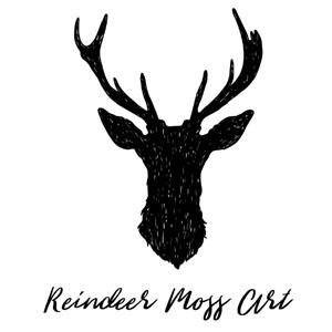 Shop the evergreen Moss art with Reindeer Moss Art