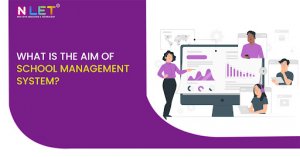 What is the aim of the school management system?