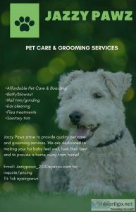 Jazzy Pawz Pet Care and Grooming services