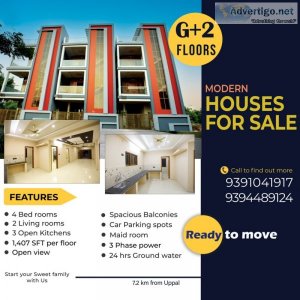 Modern house for sale | property for sale | uppal hyderabad