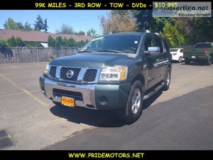 2006 NISSAN ARMADA SE  3RD ROW  4X4  TOW  99K