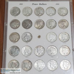 Q Peace dollar coins for sale