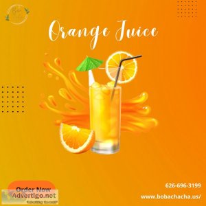 Order Refreshing Orange Juice Bobachacha pasadena