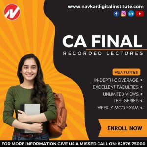 Buy ca final video lectures & pendrive classes from navkar digit