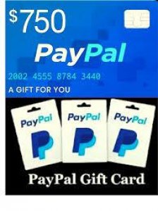 Win more than 1 750 PayPal Gift Card