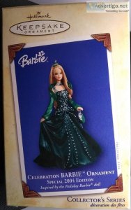 2004 Hallmark Keepsake Celebration Barbie ornament (mint in box)