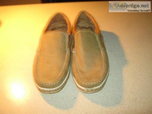 A pair of slightly used loafers &ndash size 10 ½ B