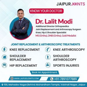 Dr.Lalit modi is the top rated knee replacement surgeon in India