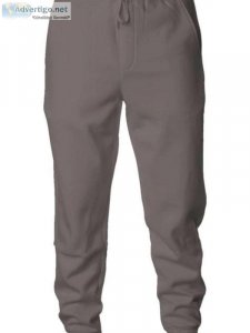 Men s Jogger Sweatpants  Plain Pigment-Dyed Fleece Jogger Sweatp