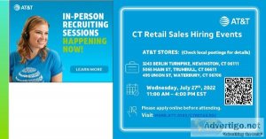 ATandT CT RETAIL SALES HIRING EVENT