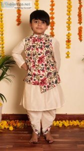 Buy kurta and dhoti set from pomcha jaipur