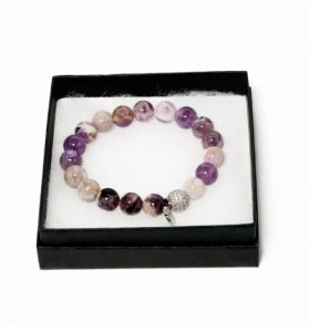 15% Off On Amethyst Bracelet For Women - Scarves and Fedoras