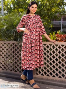 Buy stylish women flare kurti online in india at the best price