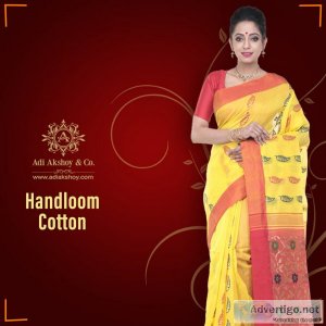 Pure handloom cotton sarees at affordable prices