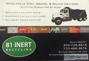 Base Gravel Delivery Wholesale 404-725-8515 Loganville