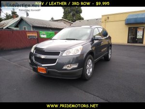 2012 CHEVROLET TRAVERSE LT  LEATHER  NAV  3RD ROW