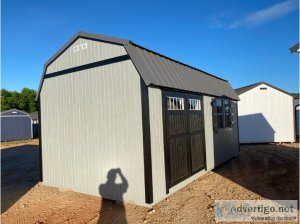 10X20 ESTATE SERIES LOFTED BUILDING WITH SHELVES