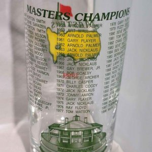 Rare Set of 4 matching 1999 Masters Golf Championship Club house