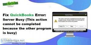 How to fix quickbooks desktop server busy error?