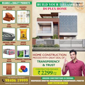 Best individual house building contractors in chennai