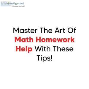 Master The Art Of Math Homework Help With These Tips