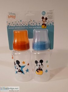 Disney Baby Mickey Mouse Wide-Neck Bottles