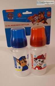 Nickelodean Paw Patrol Wide-Neck Bottles