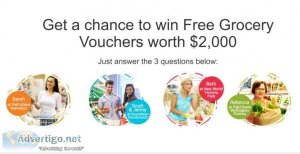 Get a Free 2000 Grocery Voucher Gift Card