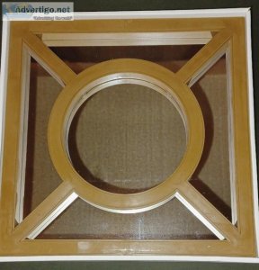 Decorative Wall Mirror - Home Decor - Brown