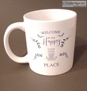 Welcome to My Happy Place Coffee Mug